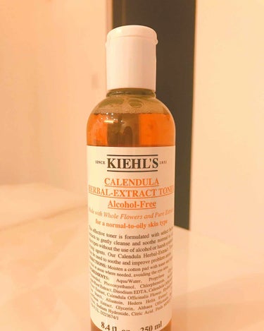 キールズ ハーバル トナー CL アルコールフリー/Kiehl's/化粧水を使ったクチコミ（1枚目）