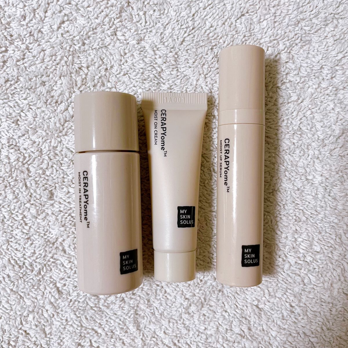 CERAPYome Moist On Cream/my skin solus/フェイスクリームを使ったクチコミ（1枚目）