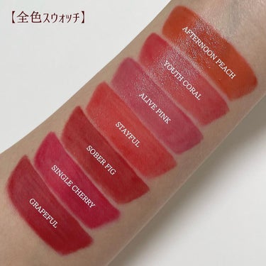 3CE SYRUP LAYERING TINT #SINGLE CHERRY/3CE/リップグロスの画像