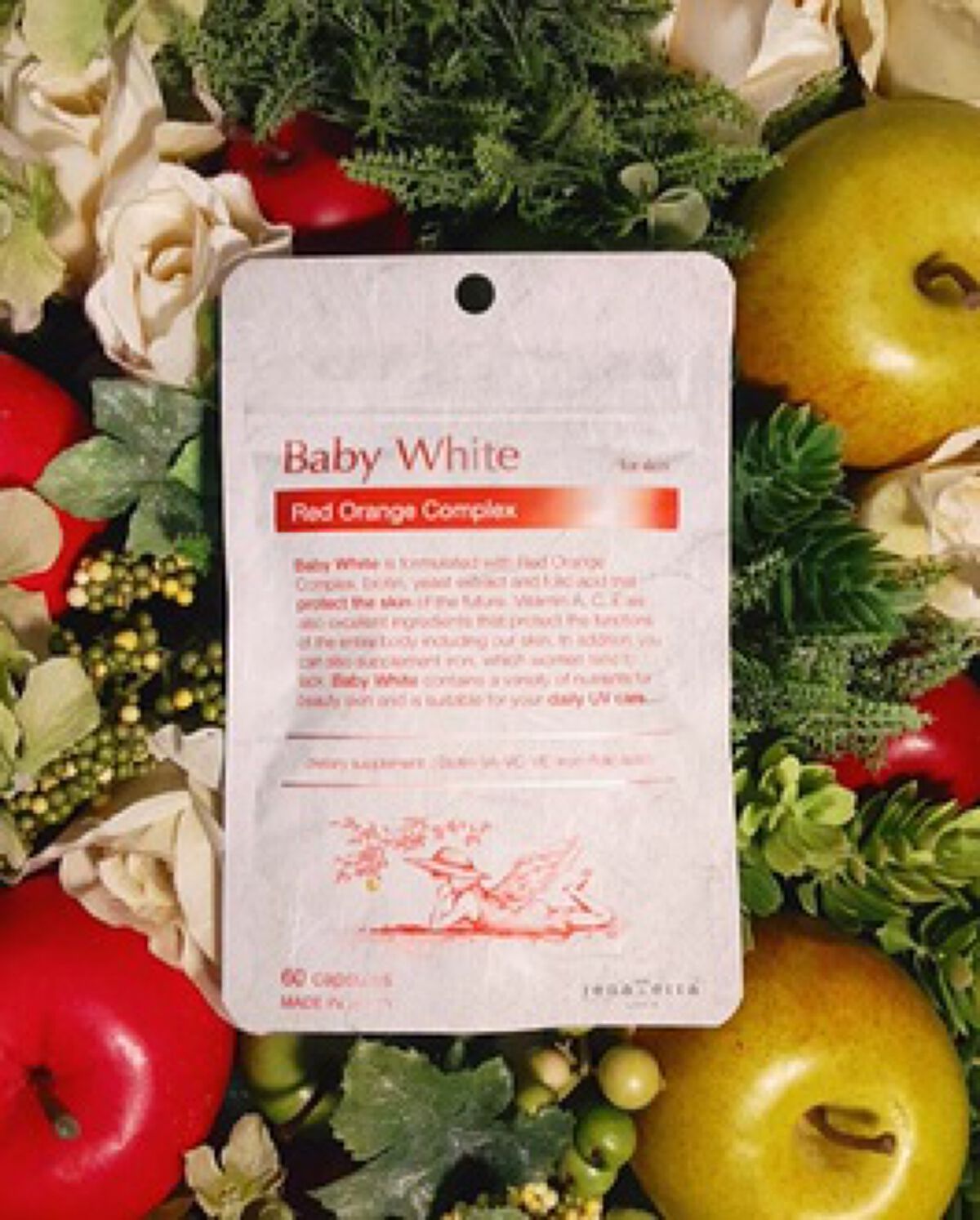 Baby White 60粒/renaTerra/美容サプリメントを使ったクチコミ（2枚目）