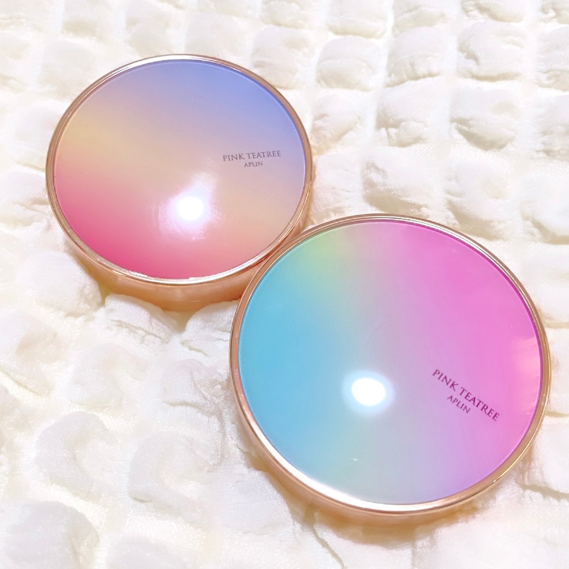 ピンクティーツリーカバークッション/APLIN/クッションファンデーションを使ったクチコミ(10枚目)