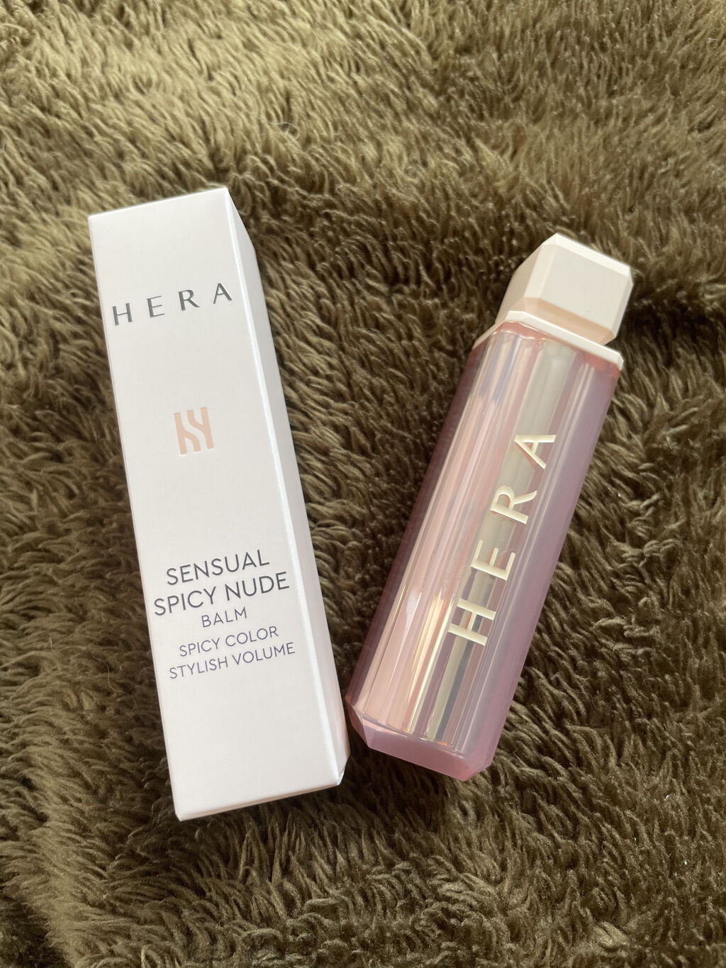センシュアルスパイシーヌードバーム/HERA/口紅を使ったクチコミ（1枚目）