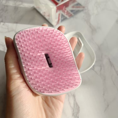 コンパクトスタイラー ウルトラミントピンク/TANGLE TEEZER/ヘアブラシを使ったクチコミ（3枚目）