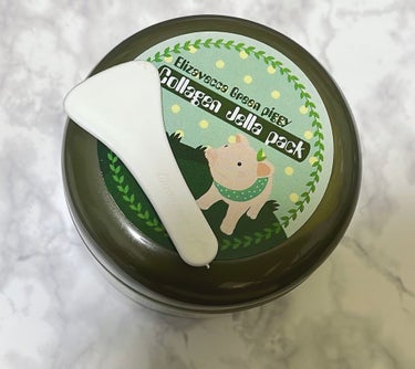 Elizavecca グリーンピギー コラーゲンジェラパックのクチコミ「☆Elizavecca Green Piggy Collagen Jella Pack

エリ.....」（1枚目）