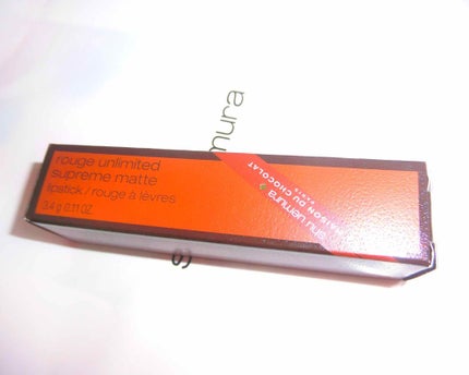 ルージュ アンリミテッド マット/shu uemura/口紅を使ったクチコミ(3枚目)