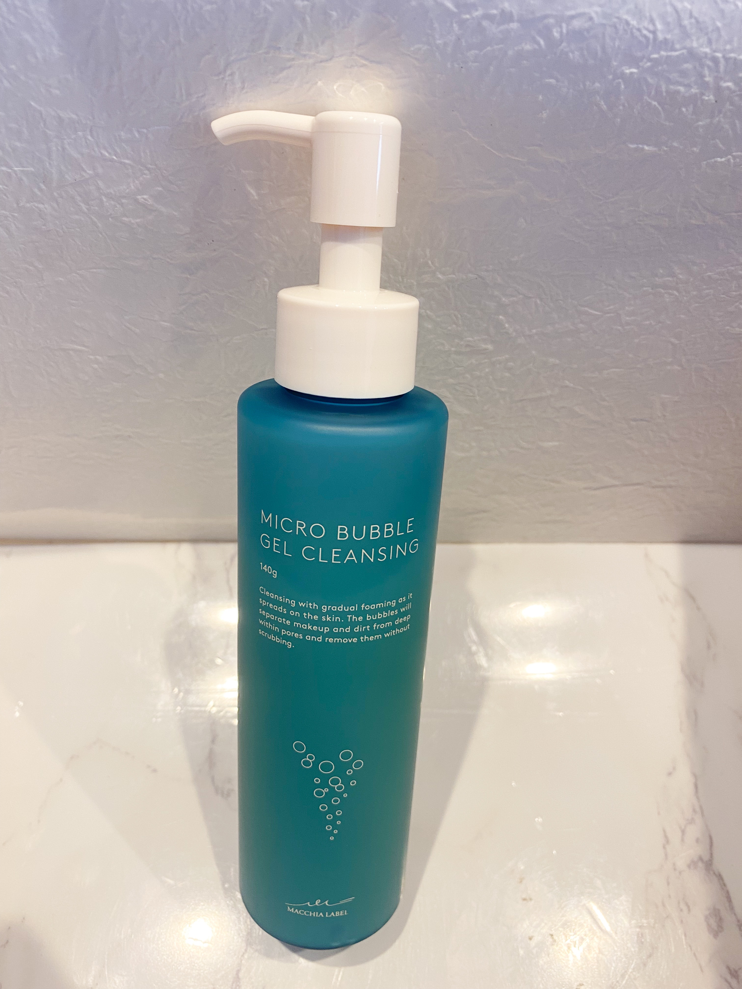 マイクロバブルジェルクレンジング/Macchia Label/クレンジングジェルを使ったクチコミ（1枚目）