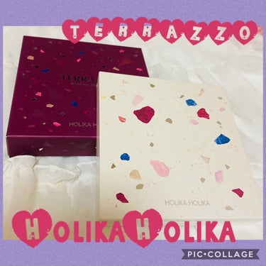 TERRAZZO Shadow palette/HOLIKA HOLIKA/アイシャドウパレットを使ったクチコミ（1枚目）