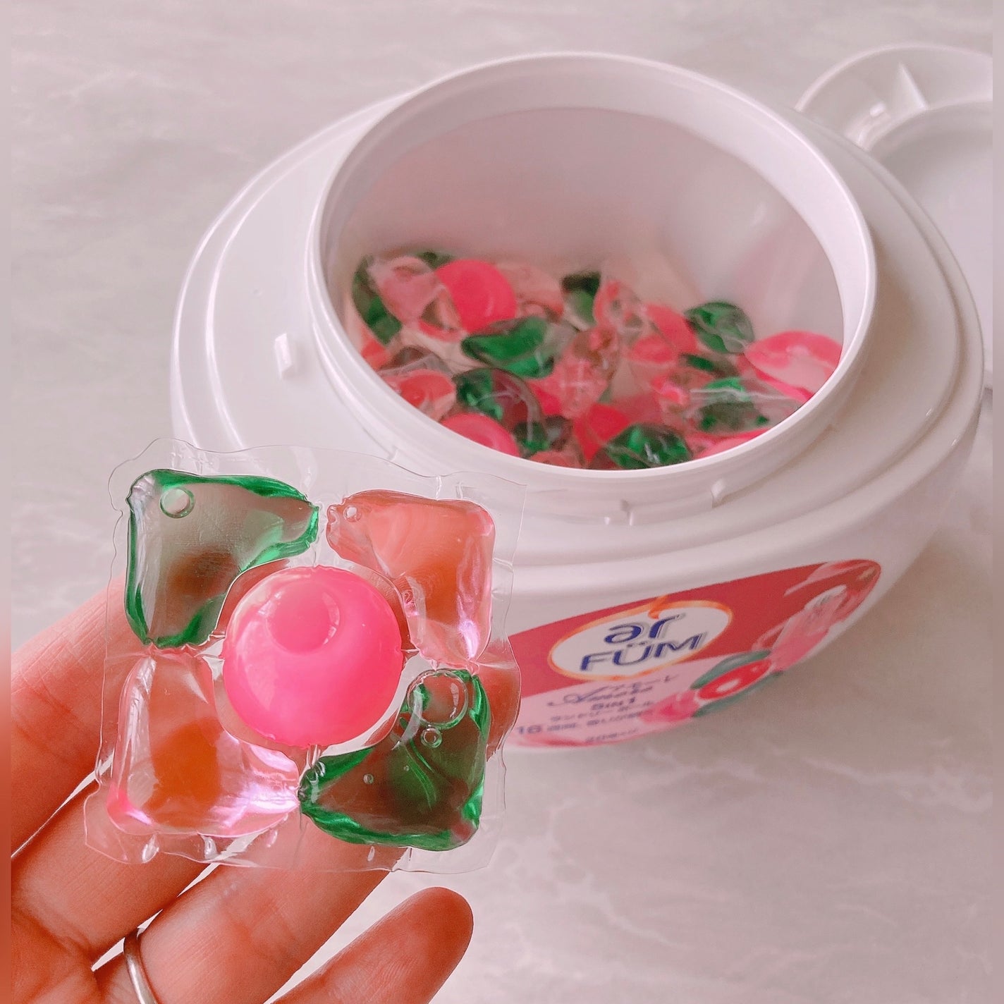 アモーレ ランドリーボール/arFUM/洗濯洗剤を使ったクチコミ(1枚目)