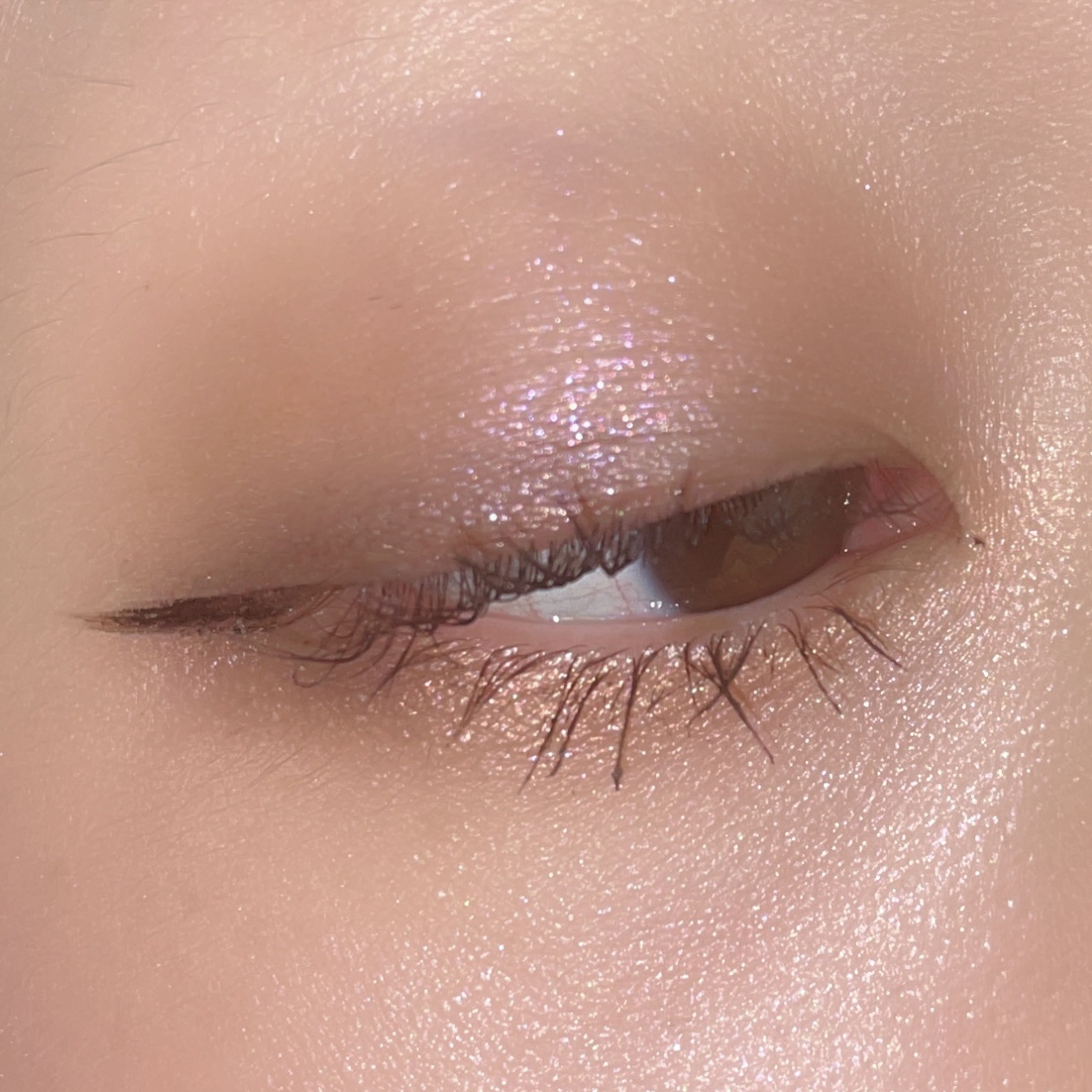 アイリッドニュアンス 06 ラムレーズン/UNMIX/単色アイシャドウを使ったクチコミ（3枚目）