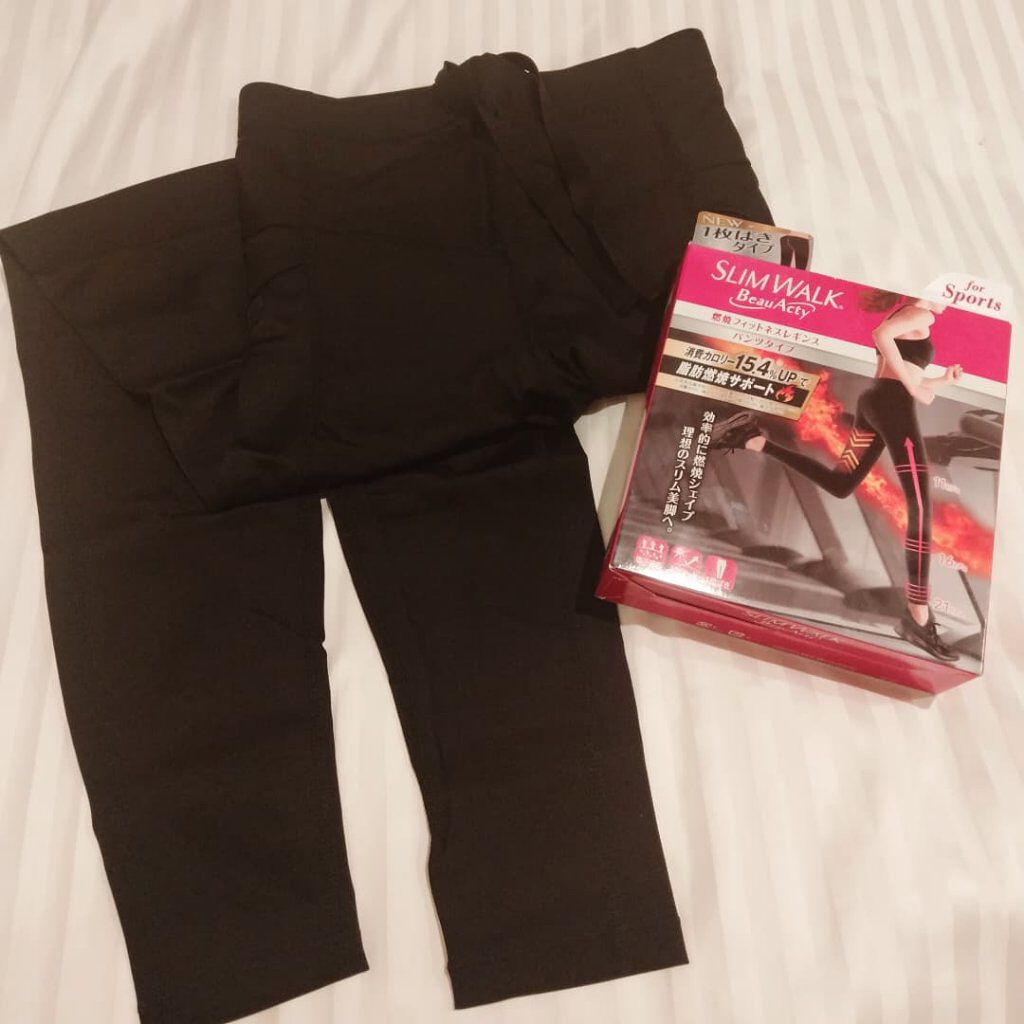 スリムウォーク Beau-Acty 燃焼フィットネスレギンス/SLIMWALK/着圧ソックス・レギンスを使ったクチコミ（1枚目）