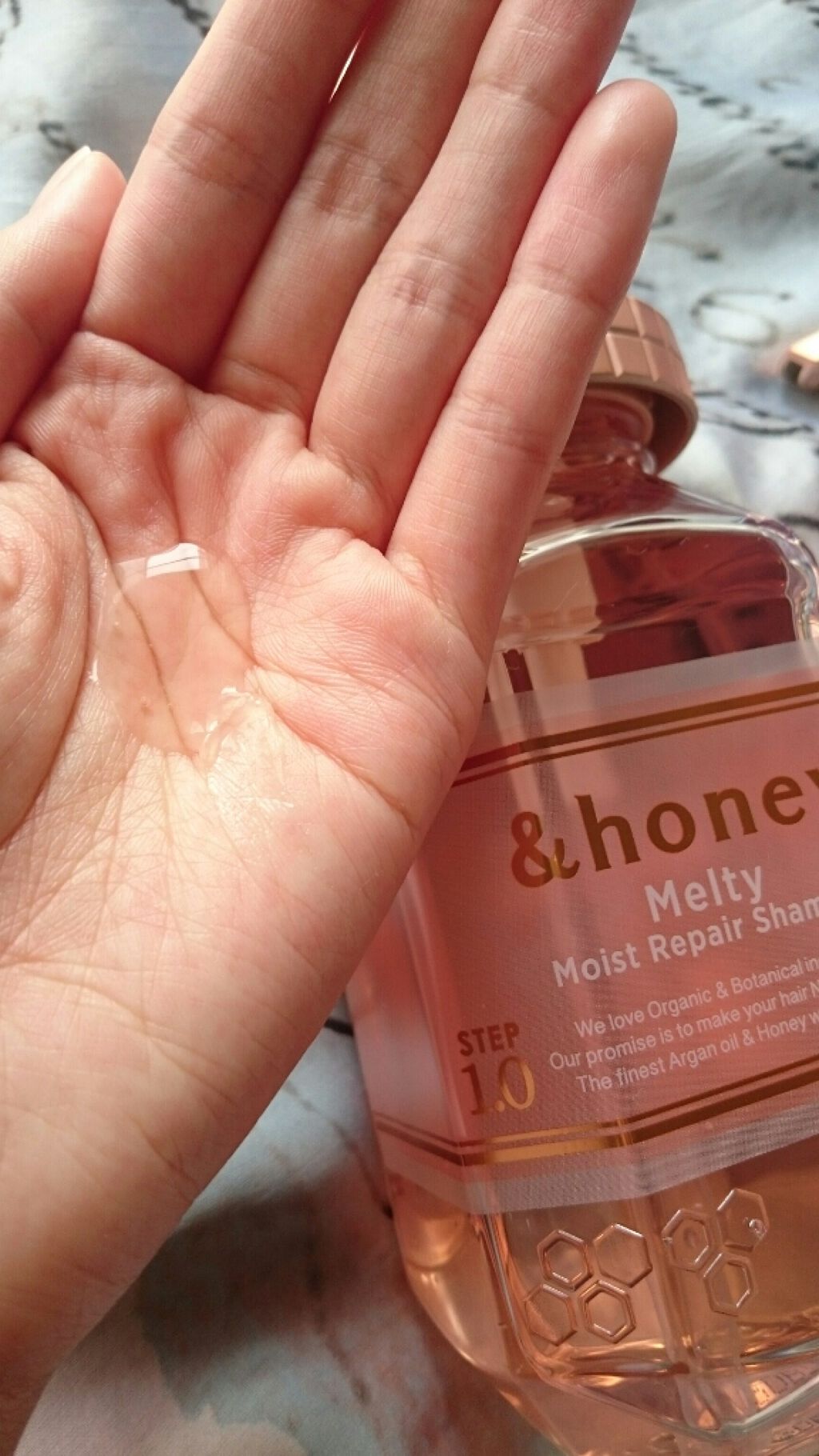 &honey Melty モイストリペア シャンプー1.0/モイストリペア ヘアトリートメント2.0/&honey/市販シャンプーを使ったクチコミ(2枚目)