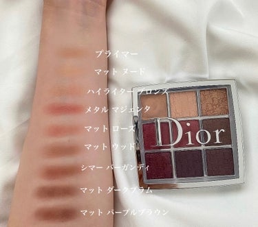 Dior ディオール バックステージ アイ パレットのクチコミ「ピンク好きさん必見！🧏🏻‍♀️🌸
春大活躍のアイシャドウパレット
・
dior バックステージ.....」（2枚目）