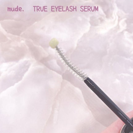 トゥルーアイラッシュセラム/mude/まつげ美容液を使ったクチコミ(3枚目)