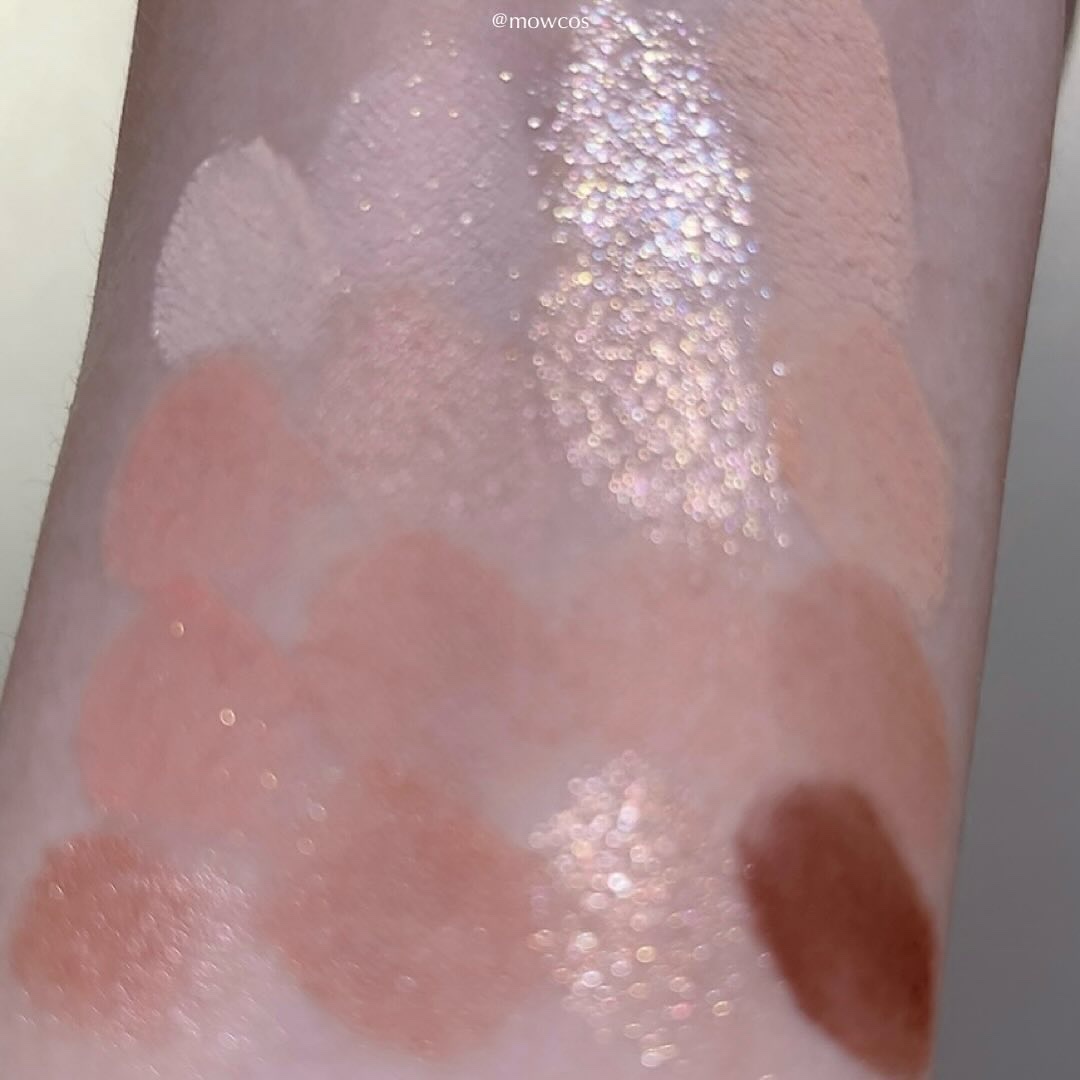 ソフトブラーリングアイパレット 03.サンセットブラーリング/wakemake/アイシャドウパレットを使ったクチコミ（3枚目）