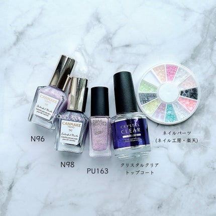 カラフルネイルズ/キャンメイク/マニキュアを使ったクチコミ(5枚目)