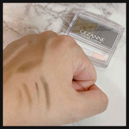 パウダーアイブロウR/CEZANNE/パウダーアイブロウを使ったクチコミ(3枚目)