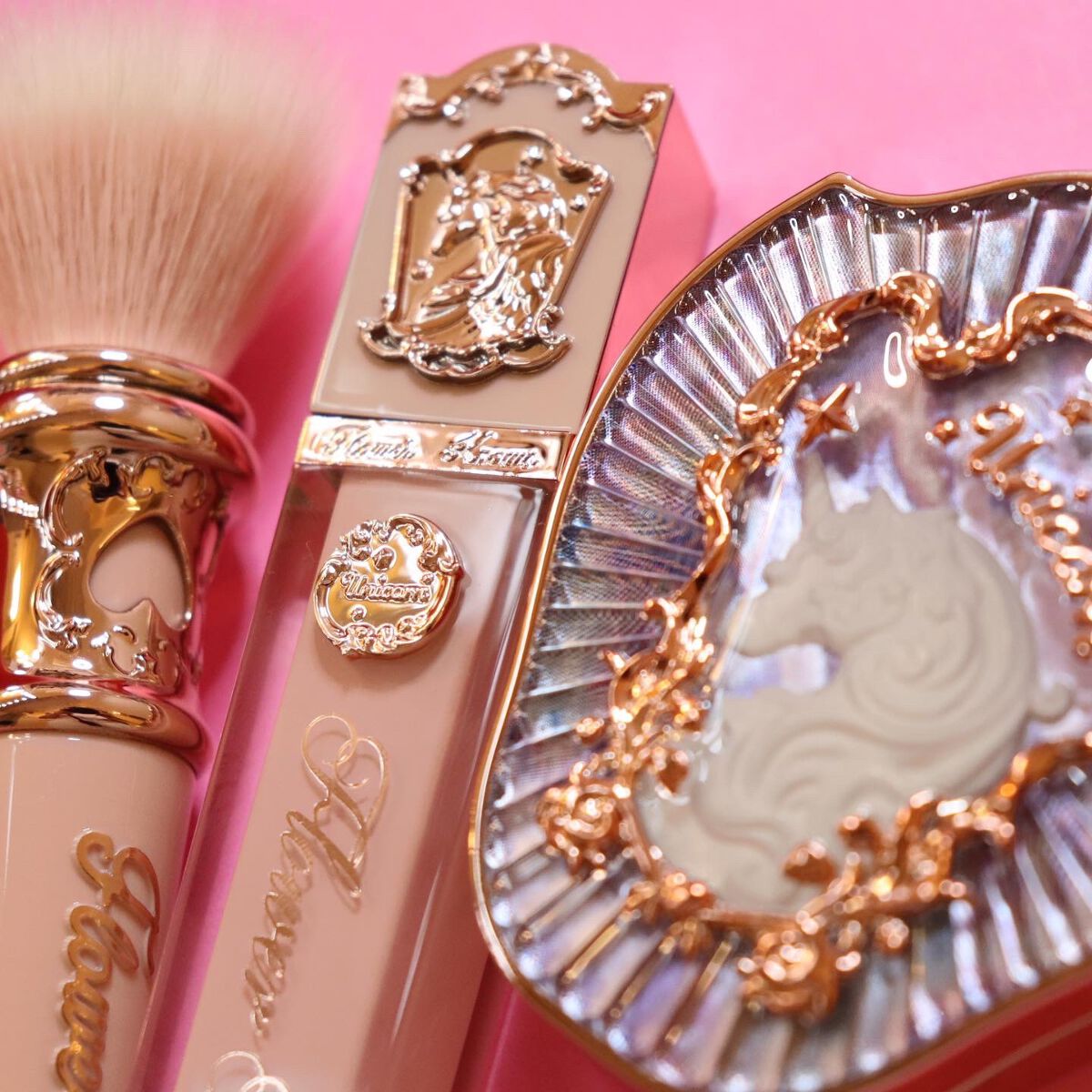 クリスタルユニコーンシリーズ チークブラッシュ/FlowerKnows/パウダーチークを使ったクチコミ(8枚目)