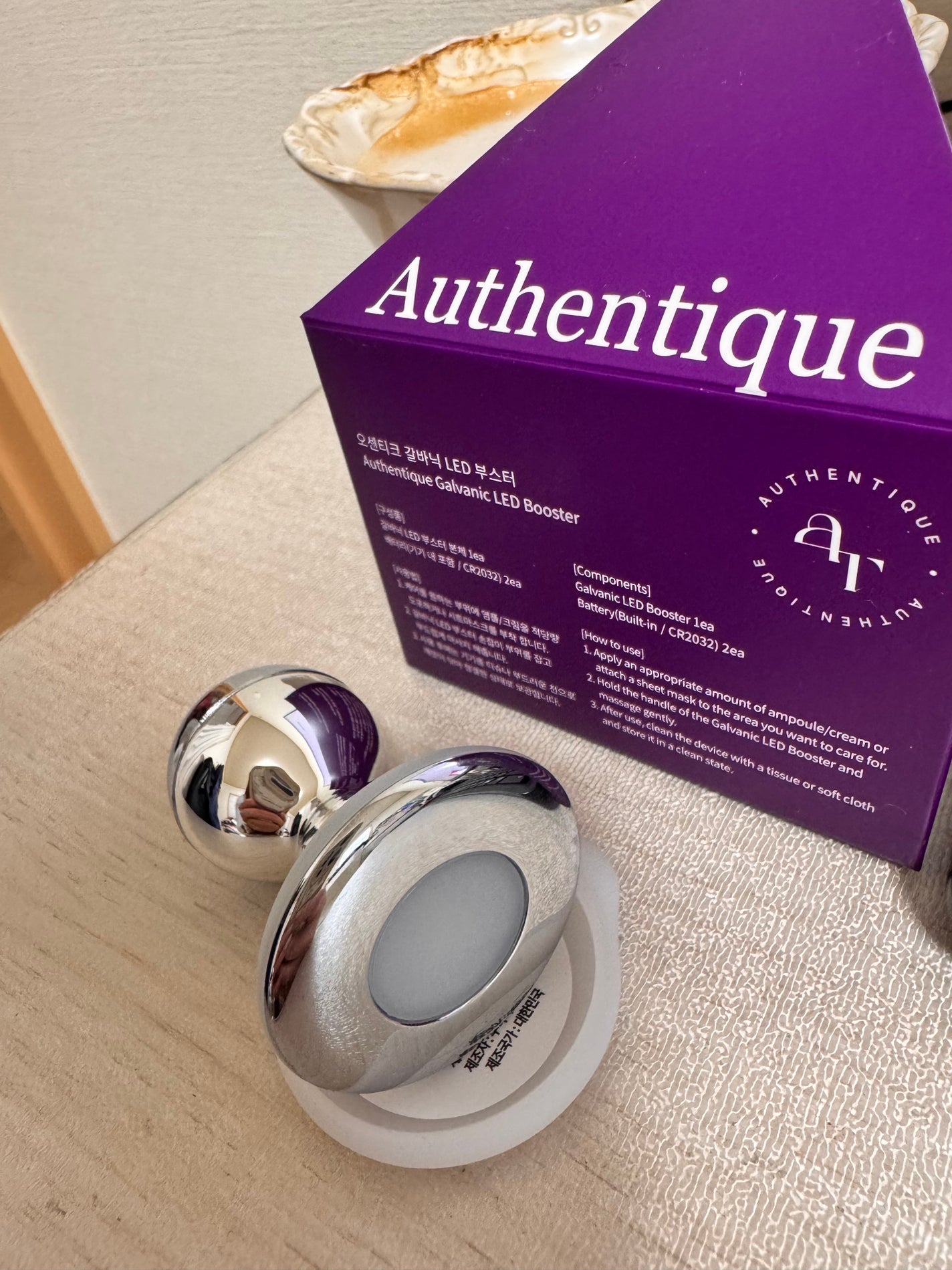 オーセンティックLEDブースター/AUTHENTIC/美顔器・マッサージを使ったクチコミ(1枚目)