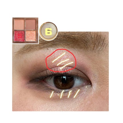 マリブアイシャドウ/マリブビューティー/単色アイシャドウを使ったクチコミ(3枚目)