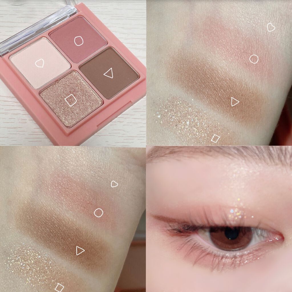 ベターザンアイズ/rom&nd/アイシャドウパレットを使ったクチコミ(4枚目)