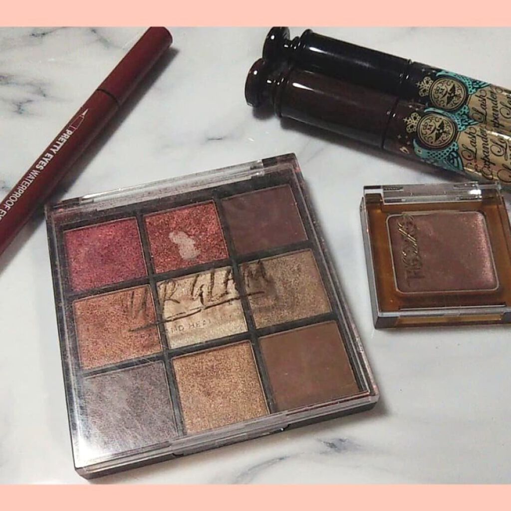 UR GLAM　BLOOMING EYE COLOR PALETTE/U R GLAM/アイシャドウパレットを使ったクチコミ（1枚目）