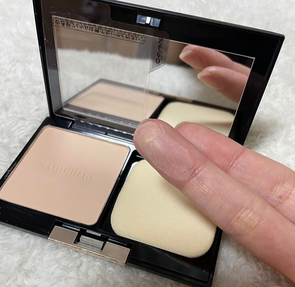 ドラマティックフェイスパウダー 10(レフィル)/マキアージュ/プレストパウダーを使ったクチコミ（2枚目）