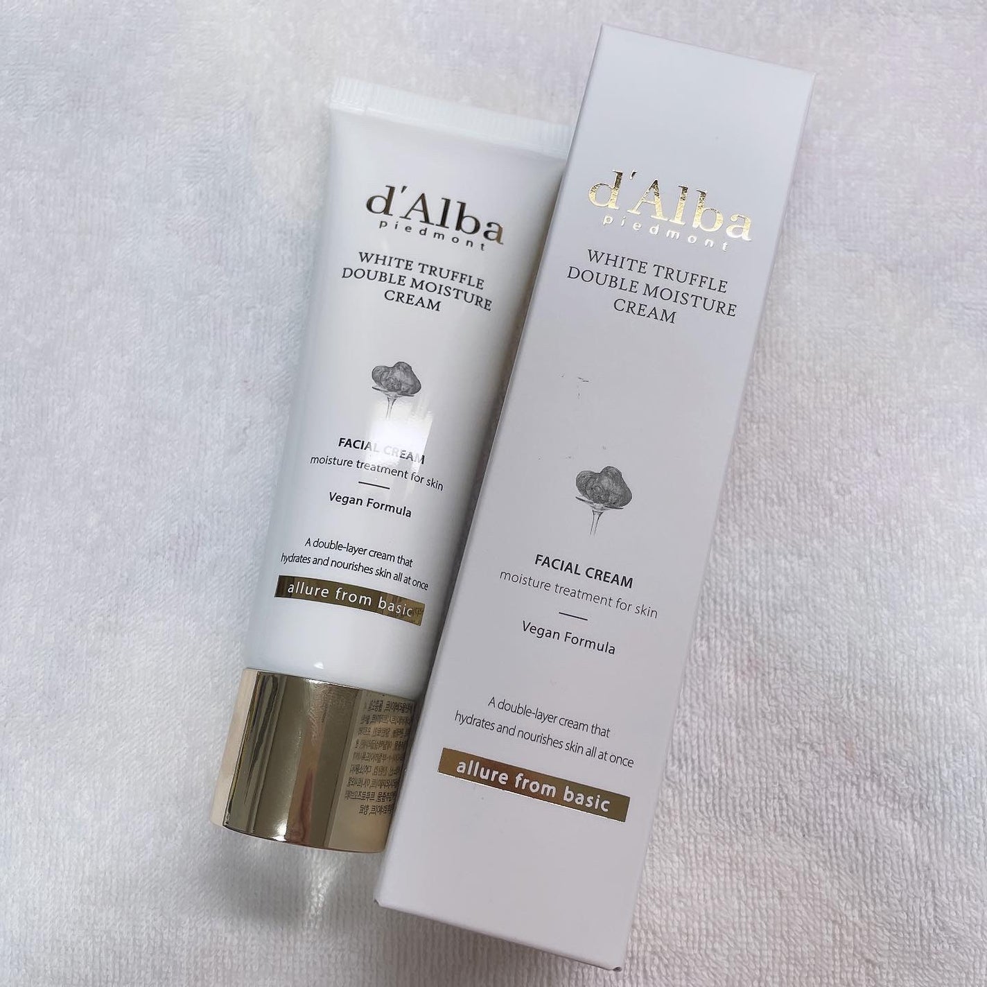 ホワイトトリュフダブルモイスチャークリーム/ダルバ/フェイスクリームを使ったクチコミ(1枚目)