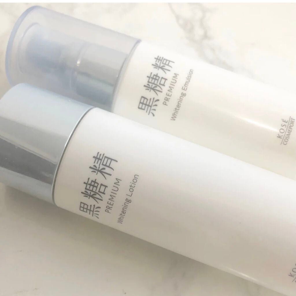 プレミアム ホワイトニングローション/黒糖精/化粧水を使ったクチコミ(1枚目)