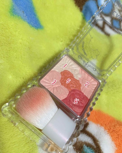 グロウフルールチークス/キャンメイク/パウダーチークを使ったクチコミ(2枚目)