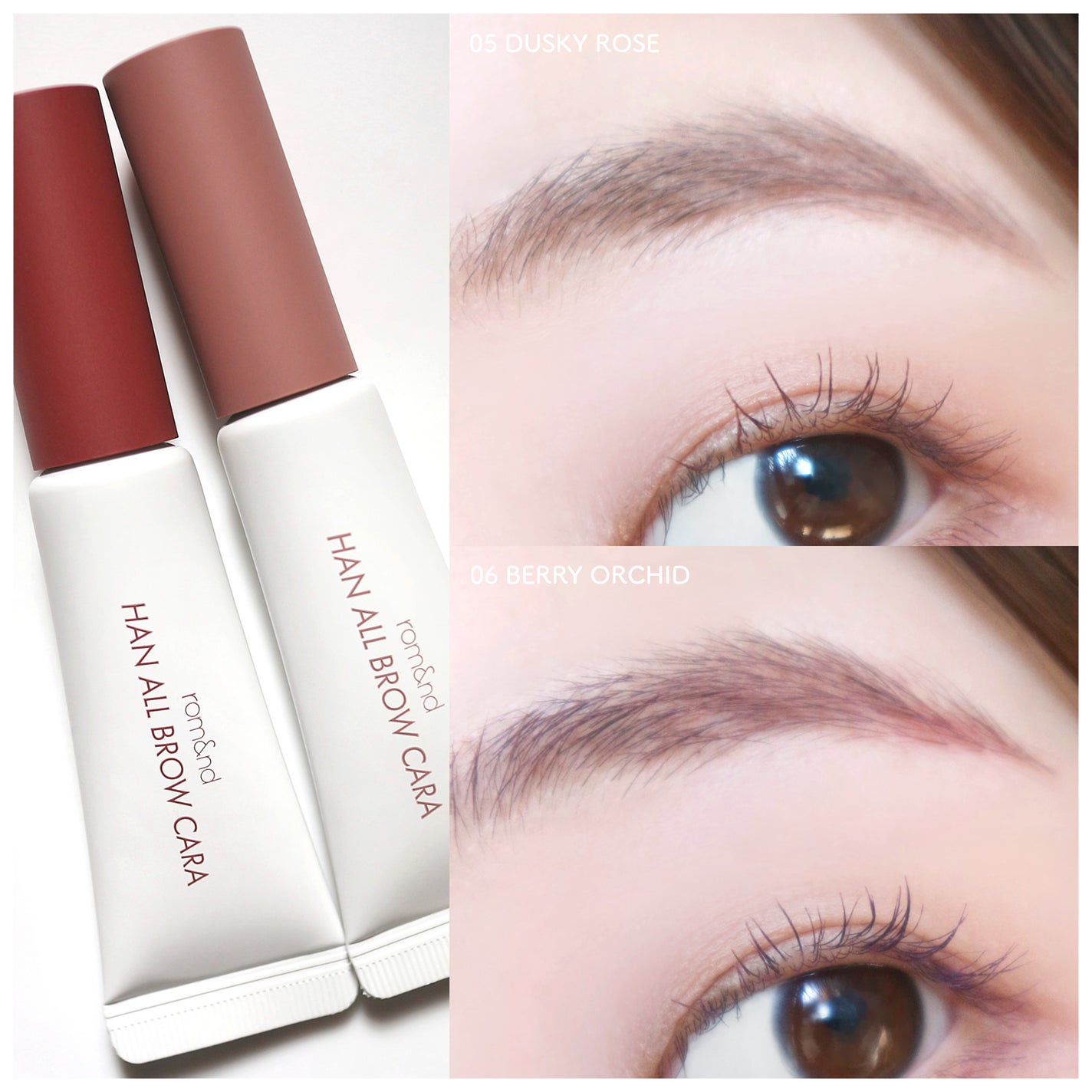 ハンオールブロウカラ/rom&nd/眉マスカラを使ったクチコミ(3枚目)