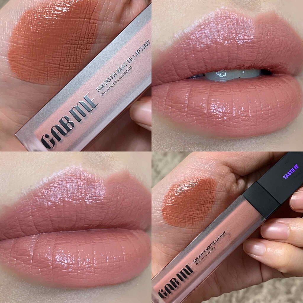 スムースマットリップティント/GAB ME/リップティントを使ったクチコミ（1枚目）