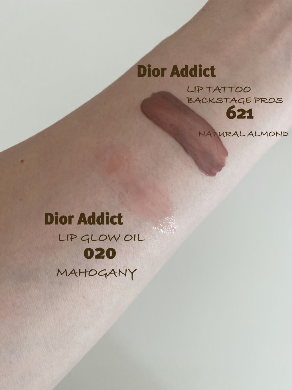 ディオール アディクト リップ グロウ オイル 020 マホガニー  （生産終了）/Dior/リップグロスを使ったクチコミ（2枚目）