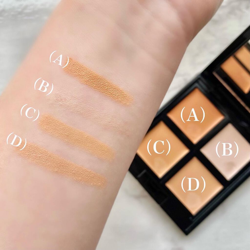 スキンリフレクト　フレッシュ コンシーラー 002 Beige/ADDICTION/パレットコンシーラーを使ったクチコミ（2枚目）