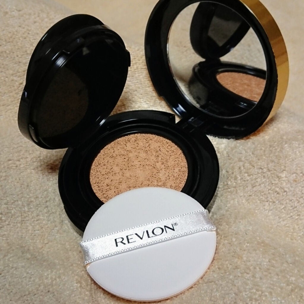 カラーステイ クッション ロングウェア ファンデーション/REVLON/クッションファンデーションを使ったクチコミ(2枚目)