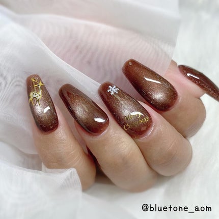 ナチュラルマグネットネイル/ネイル工房/ジェルネイルを使ったクチコミ(9枚目)