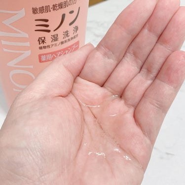 ミノン ミノン薬用ヘアシャンプー／薬用コンディショナーのクチコミ「第一三共ヘルスケア
『ミノン 薬用ヘアシャンプー』
〈シャンプー〉[医薬部外品]
450mL .....」（2枚目）