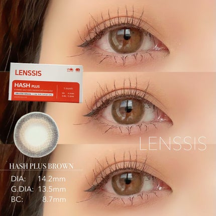 ハッシュシリーズ/LENSSIS/カラーコンタクトレンズを使ったクチコミ(1枚目)