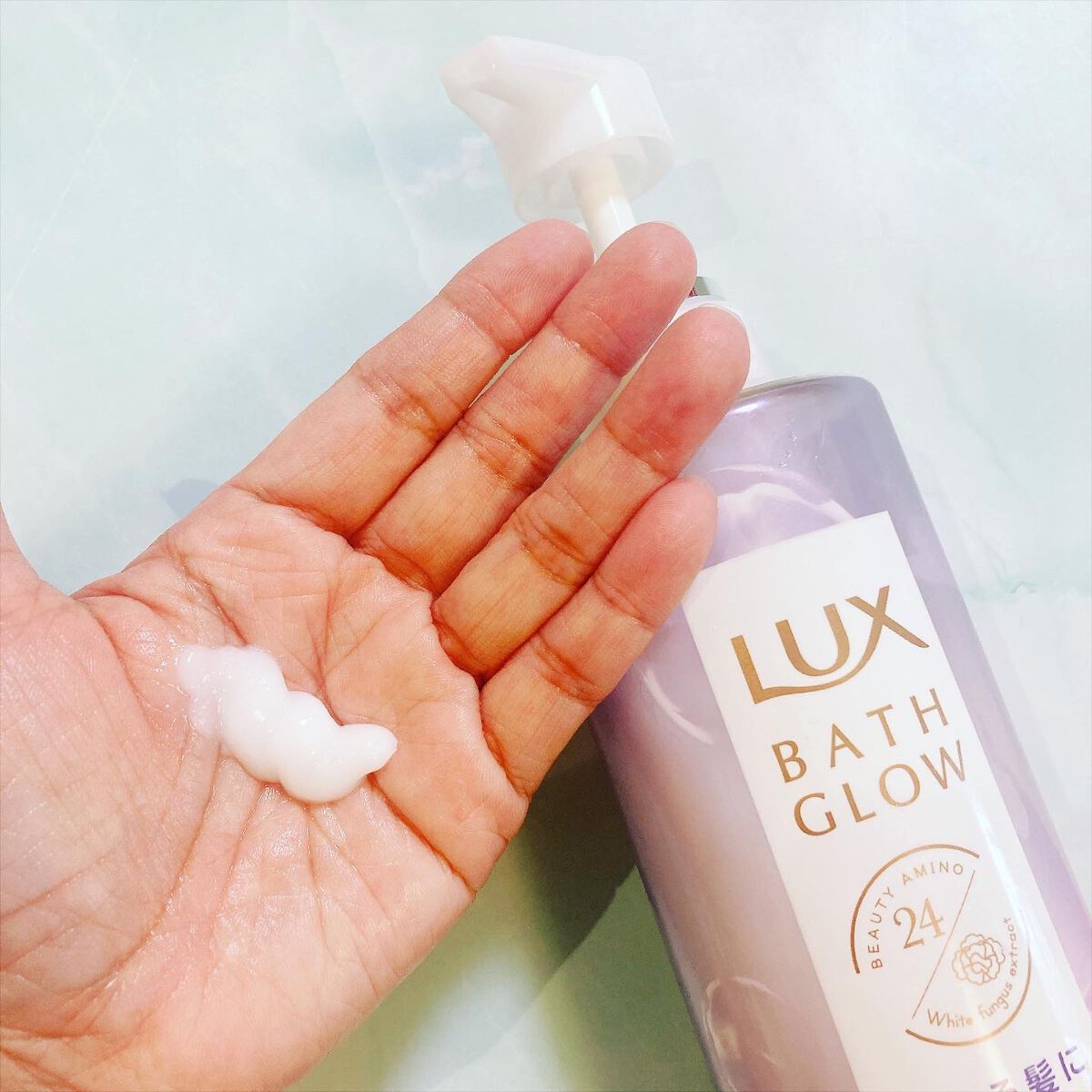 バスグロウ ストレート&シャイン シャンプー/トリートメント/LUX/市販シャンプーを使ったクチコミ(5枚目)