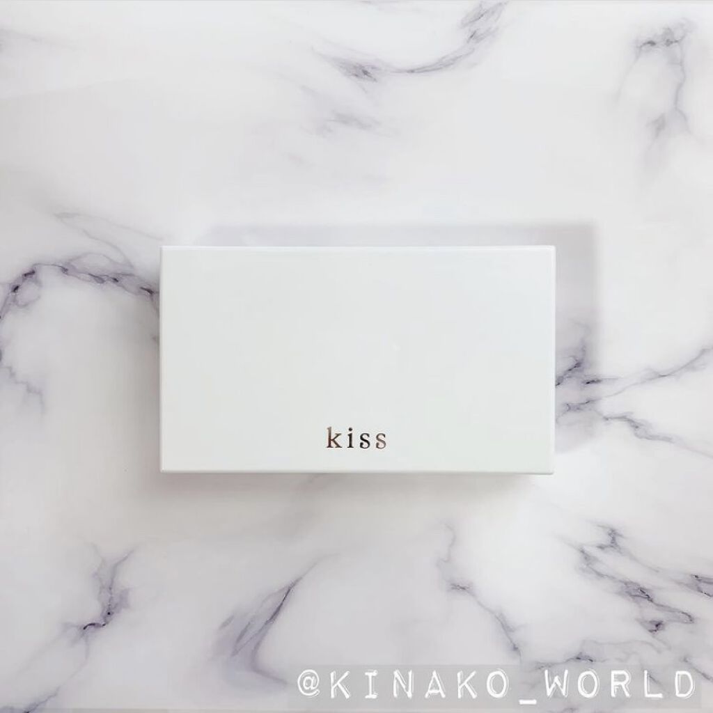 マットシフォン クリーミィパウダリーファンデ 02 ライトオークル/KiSS/パウダーファンデーションを使ったクチコミ（1枚目）