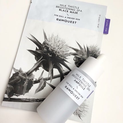 ミルクシスルブライトニングスパブラックマスク/RAWQUEST/シートマスク・パックを使ったクチコミ(6枚目)