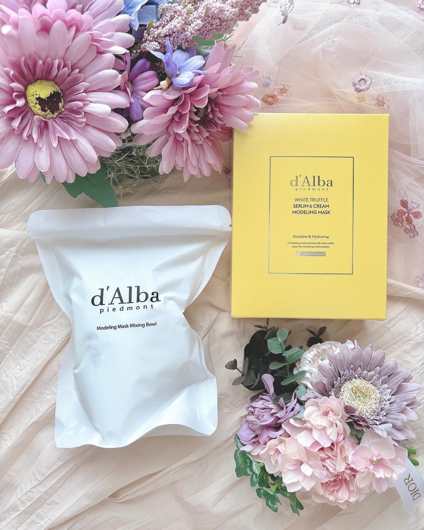 WHITE TRUFFLE SERUM & CREAM MODELING MASK/ダルバ/その他スキンケアを使ったクチコミ(8枚目)