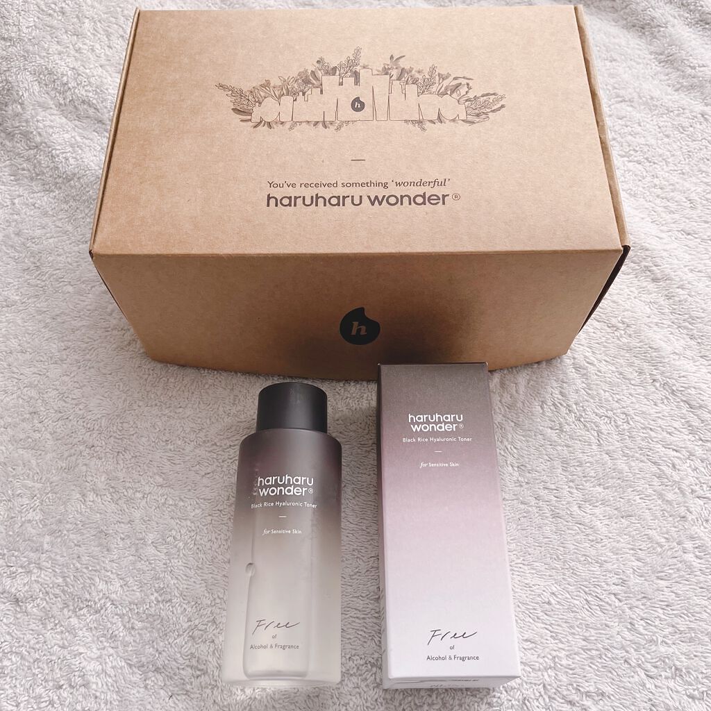ブラックライス ヒアルロニックトナー/haruharu wonder/化粧水を使ったクチコミ（2枚目）