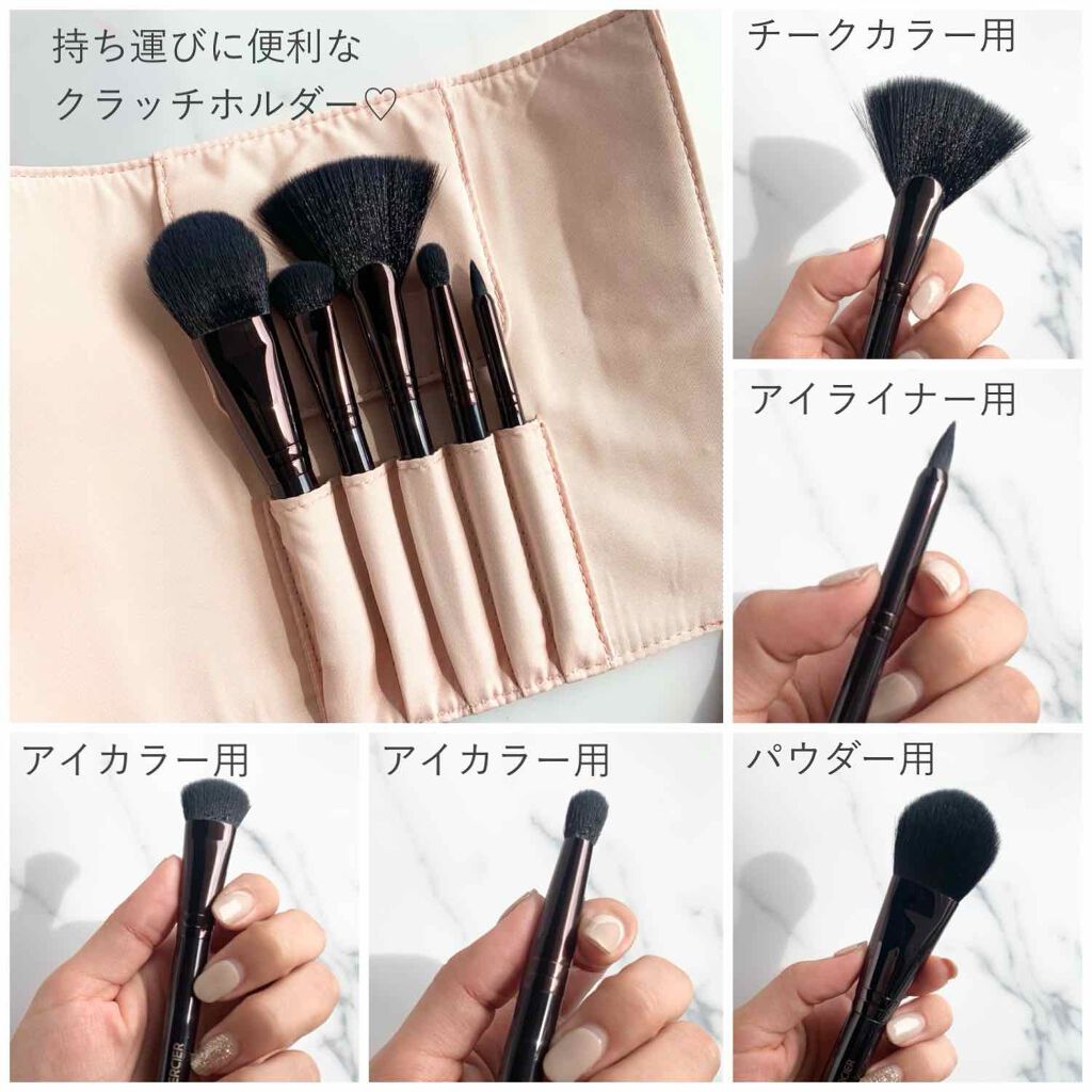 ファンパウダー ブラシ/ローラ メルシエ/メイクブラシを使ったクチコミ(2枚目)