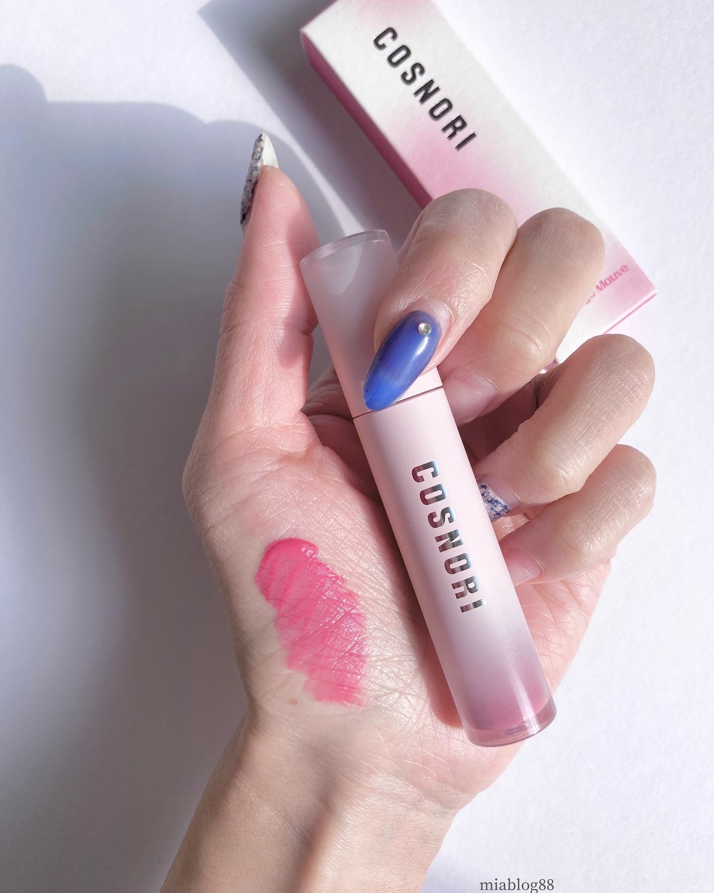 コスノリ ウォーターブラーリーティント/COSNORI/リップティントを使ったクチコミ（2枚目）
