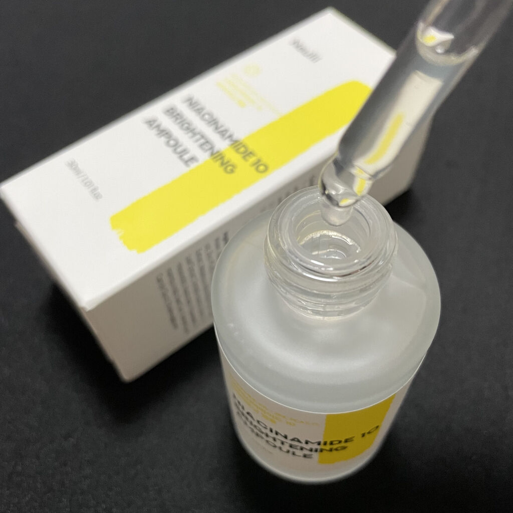 ナイアシンアミド10ブライトニングアンプル/Neulii/美容液を使ったクチコミ（3枚目）