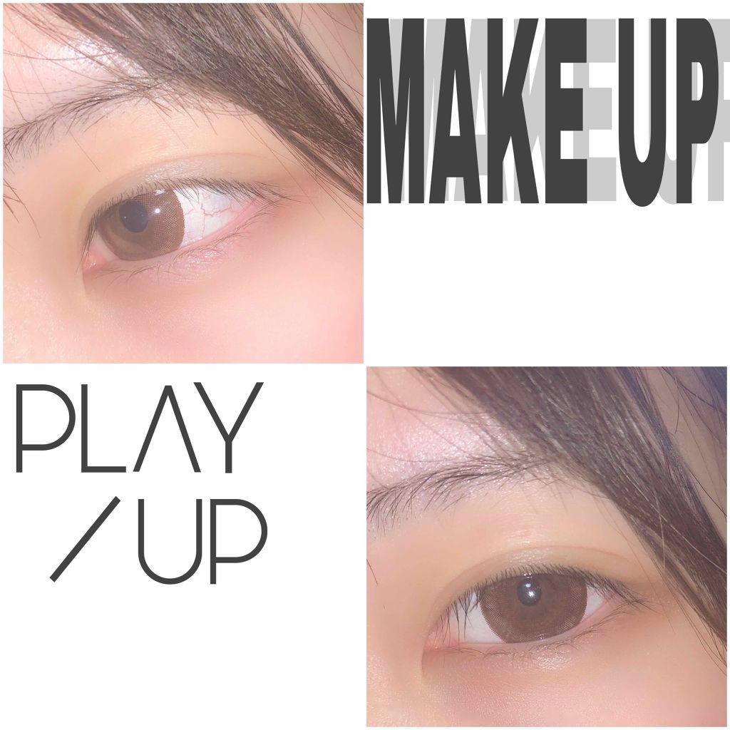 マンスリーシリーズ/PLAY/UP/１ヶ月（１MONTH）カラコンを使ったクチコミ（1枚目）