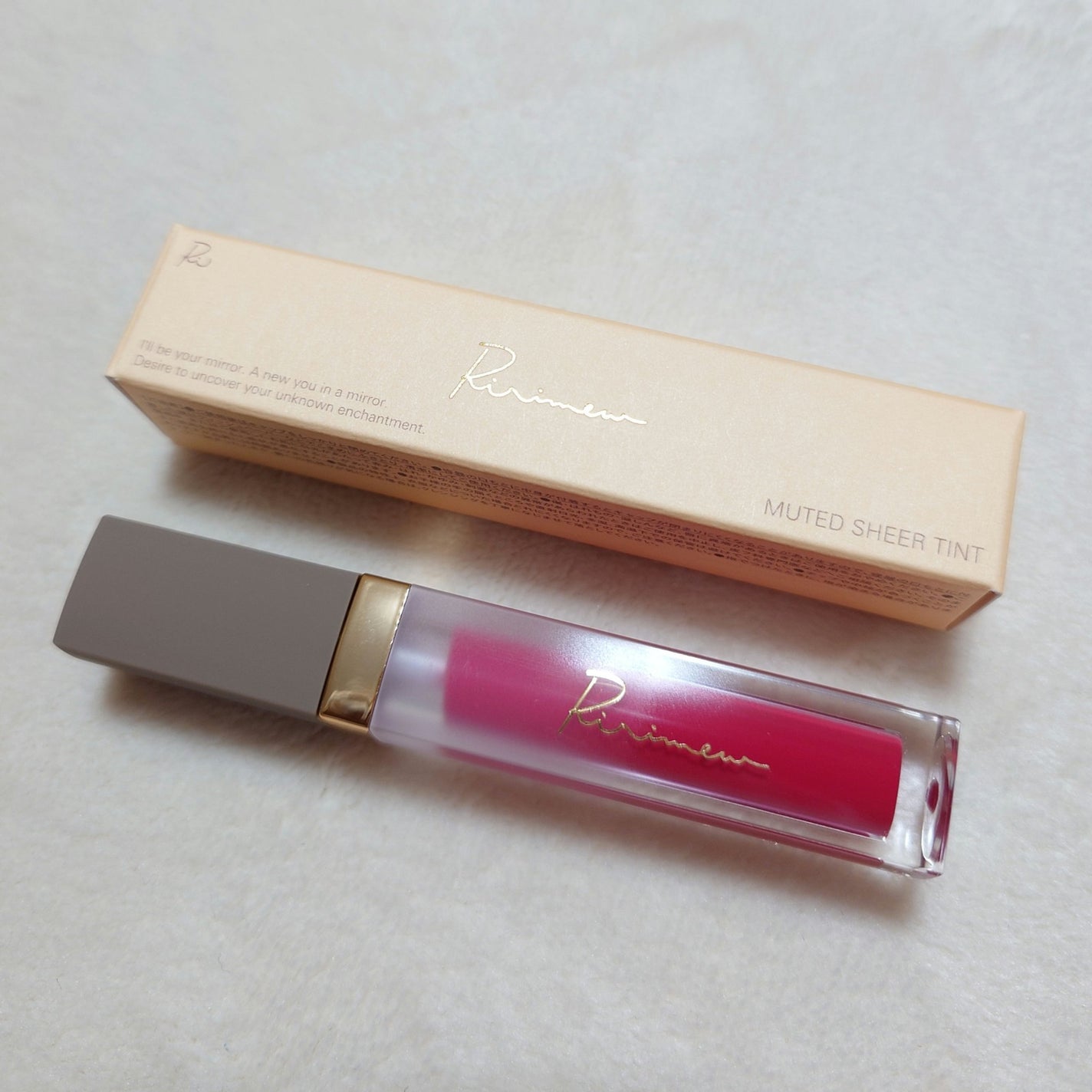 ミューテッドシアーティント/Ririmew/リップティントを使ったクチコミ(1枚目)