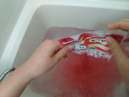 JUSO BATH POWDER りんご/旅するJUSO/炭酸系入浴剤を使ったクチコミ(2枚目)