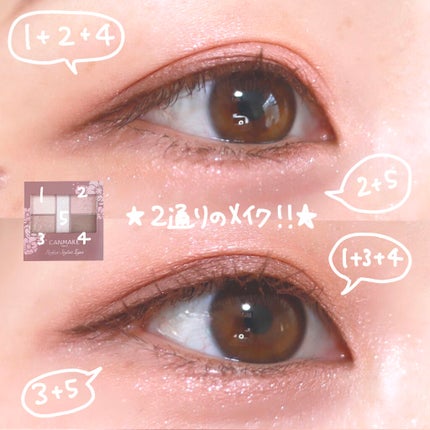 パーフェクトスタイリストアイズ/キャンメイク/アイシャドウパレットを使ったクチコミ(5枚目)