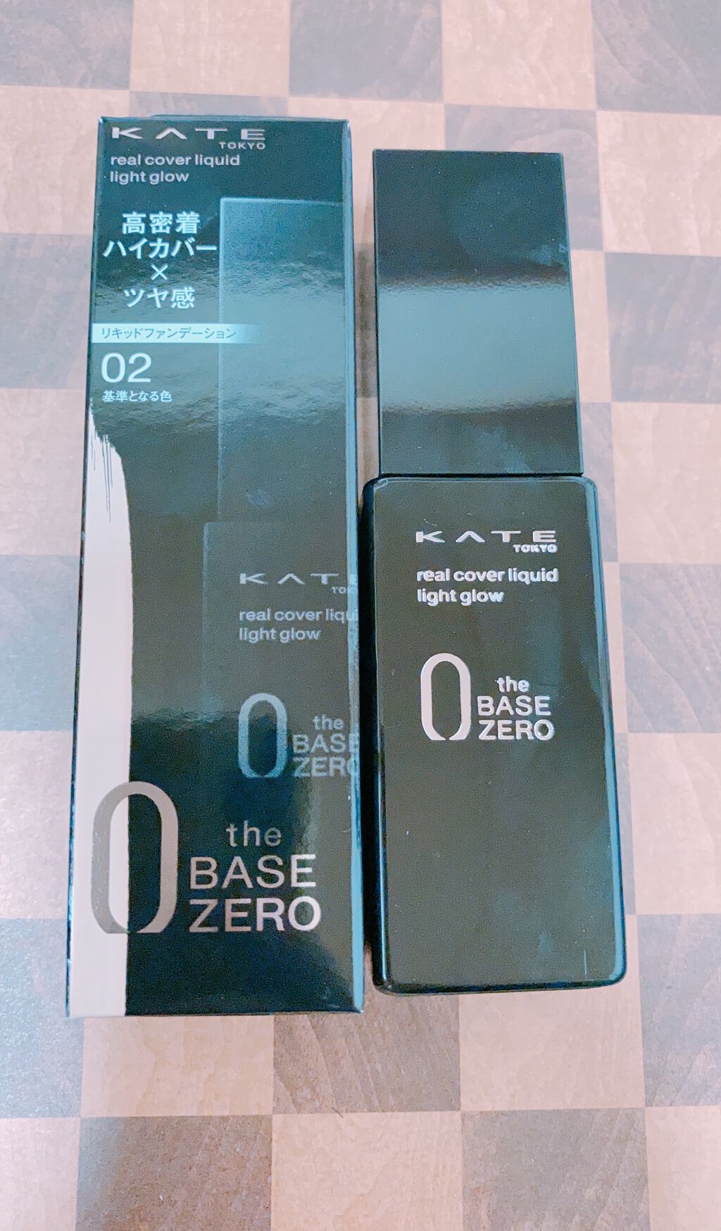 リアルカバーリキッド（ライトグロウ） 02 基準となる色/KATE/リキッドファンデーションを使ったクチコミ（1枚目）